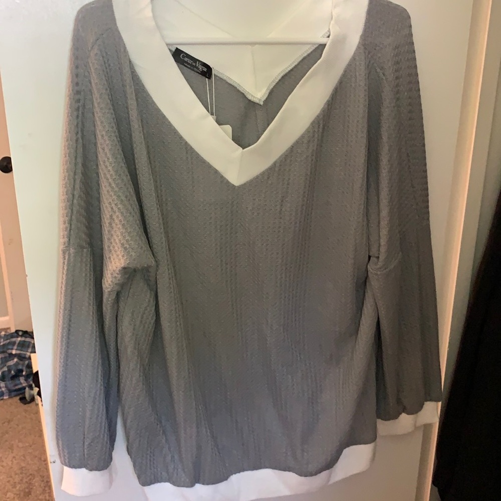 V-neck sweater